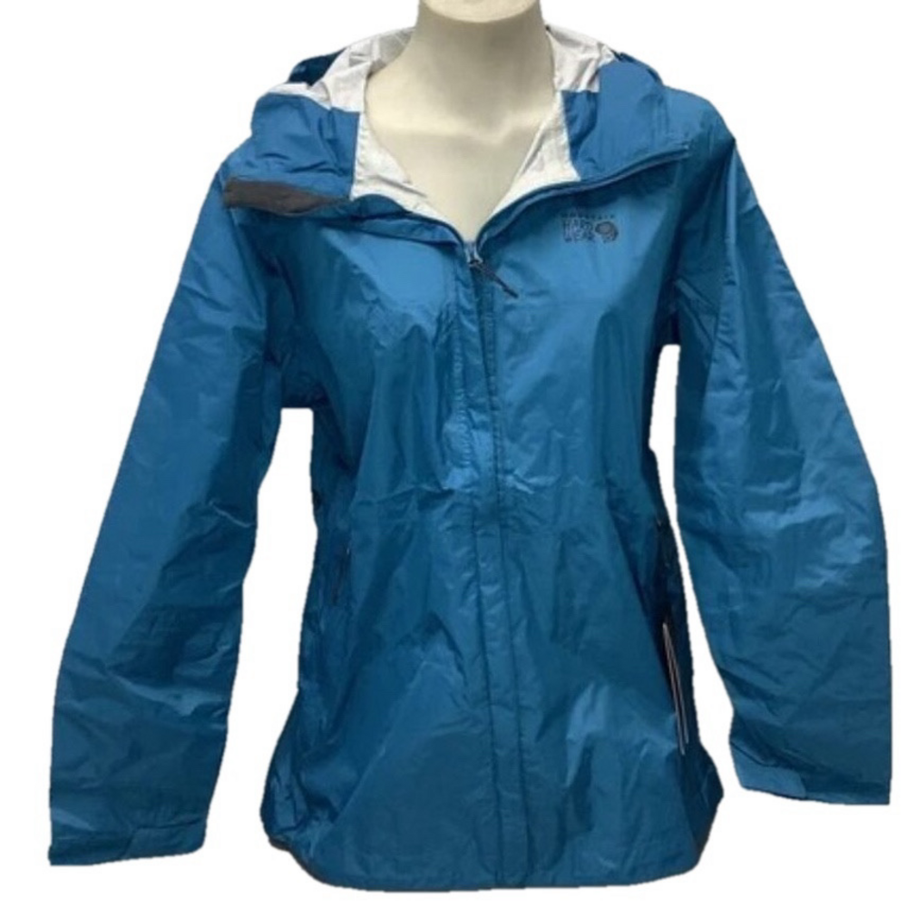 NEW MOUNTAIN HARDWEAR Women's Jacket Acadia Hooded Full Zip Size XL Blue